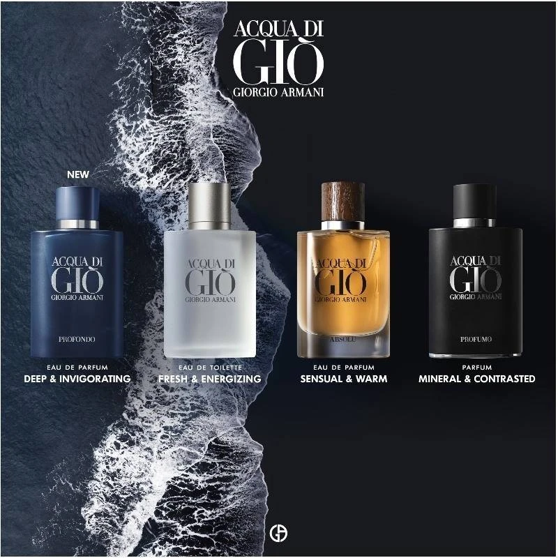 Giorgio Armani Acqua Di Giò Profondo EDP 125 Ml - Billede 5
