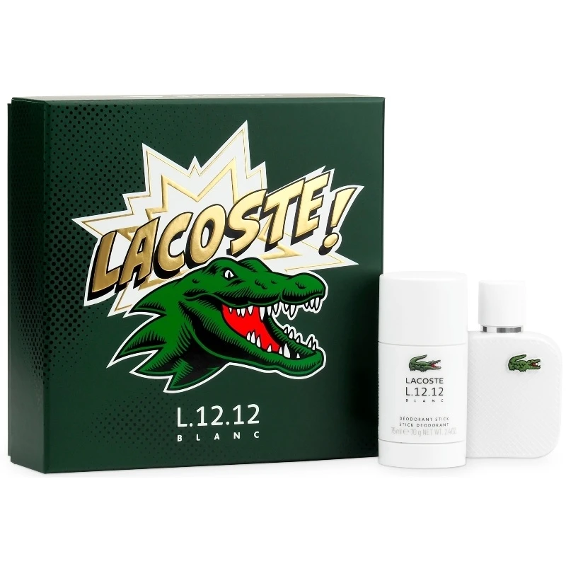 Lacoste L.12.12 White EDT Gift Set (Limited Edition)