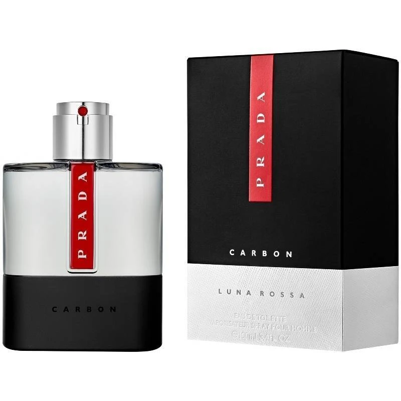 Prada Luna Rossa Carbon Men EDT 100 Ml - Billede 2